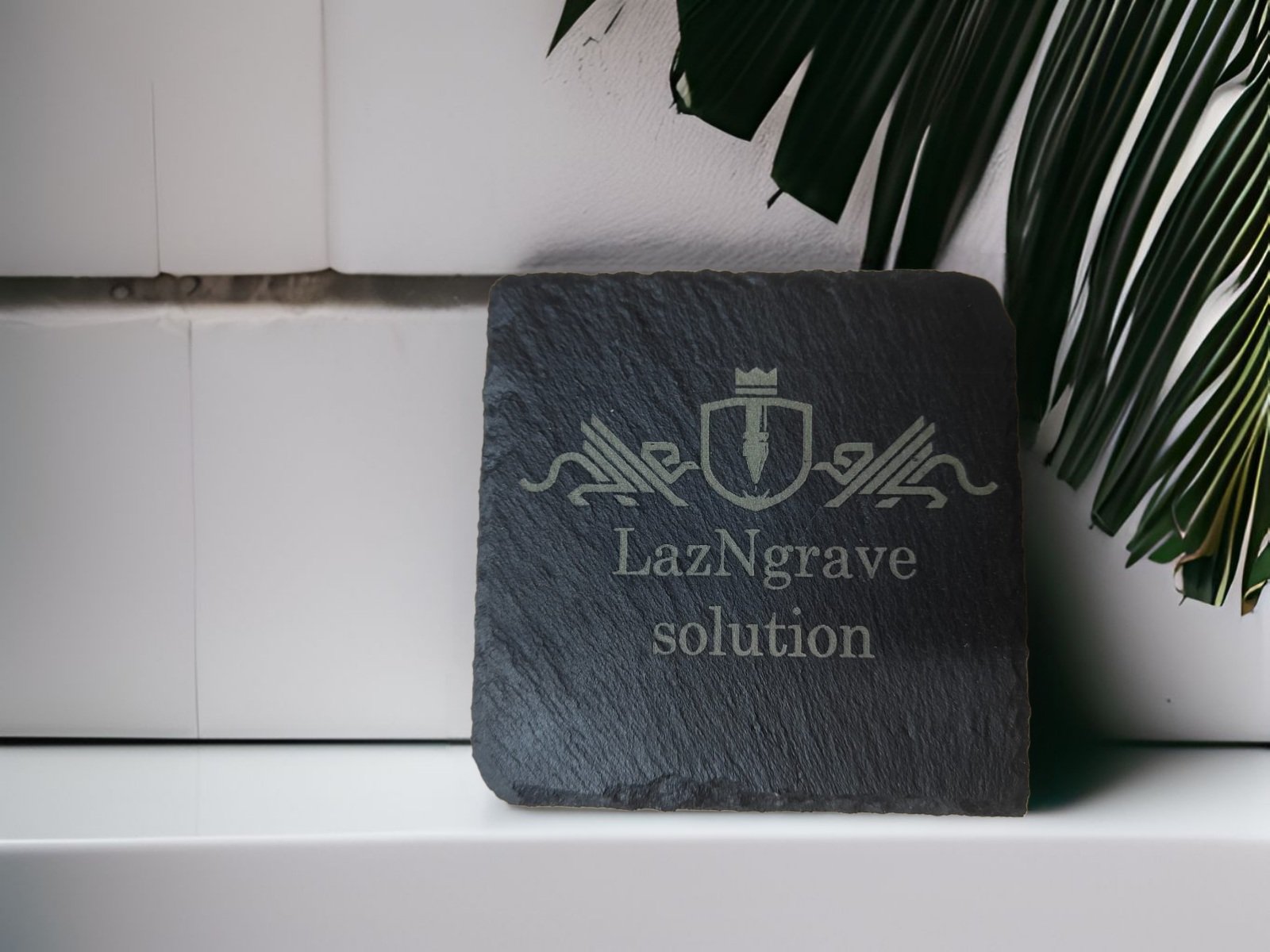 Personalised Slate Plate 30 × 20 cm