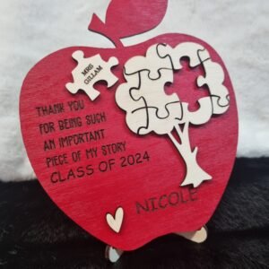 Teacher Keepsake Apple